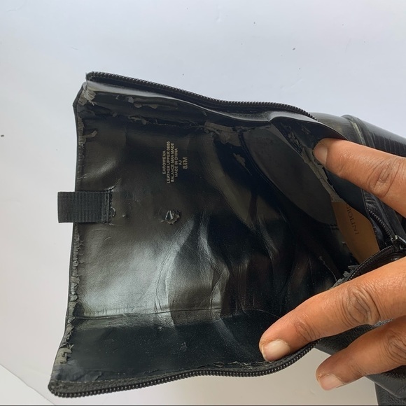 Enzo Angiolini earowena black leather boots size 8.5 - Picture 14 of 14